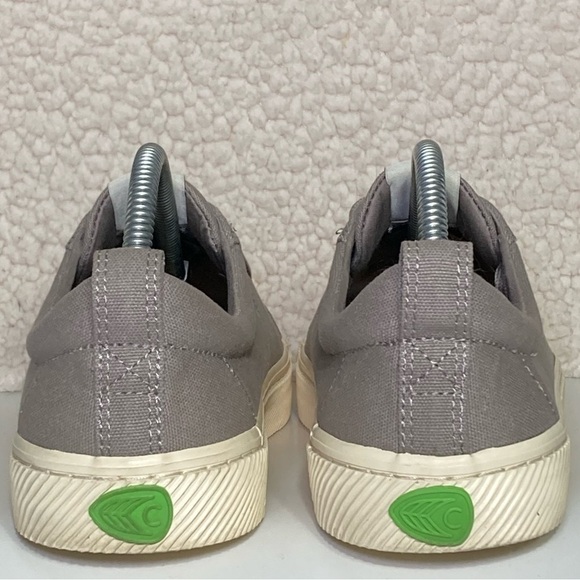 Cariuma Mens OCA Mystic Grey Canvas Low Lace Casual Sneakers Shoes Size US 9.5 - Picture 4 of 11